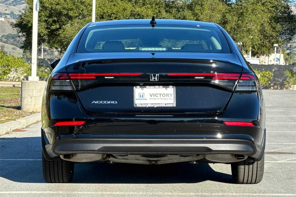 new 2025 Honda Accord car, priced at $31,655