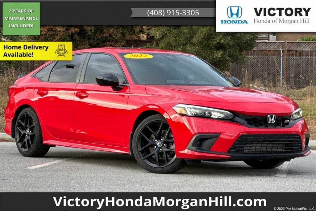 used 2022 Honda Civic Si car, priced at $28,618