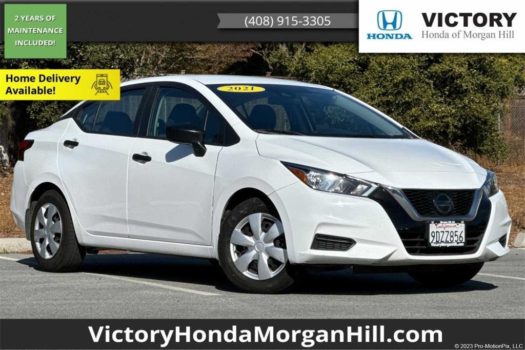 used 2021 Nissan Versa car, priced at $13,198