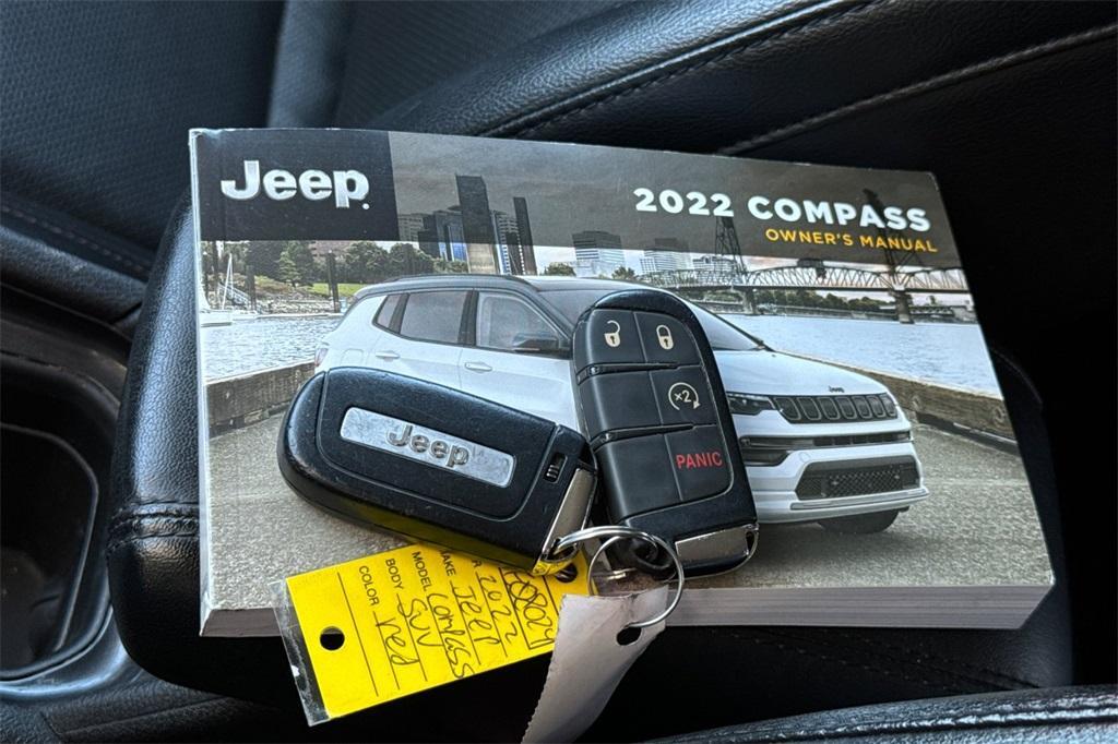 used 2022 Jeep Compass car, priced at $19,283