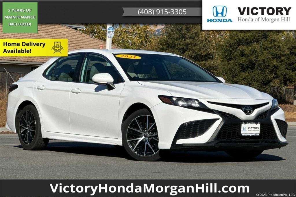 used 2021 Toyota Camry car, priced at $22,600