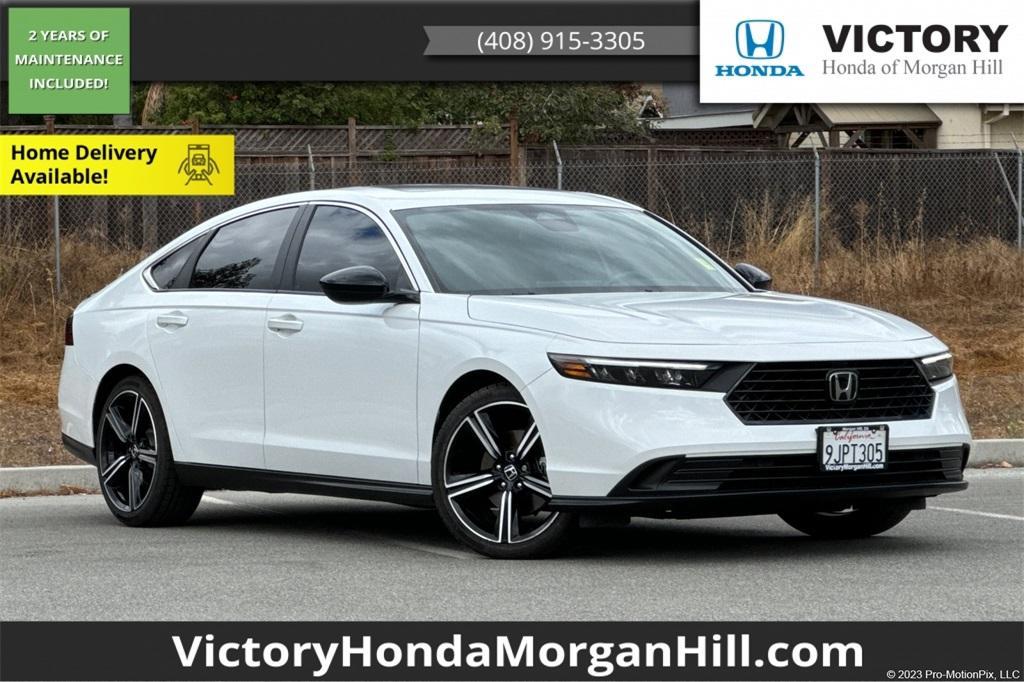 used 2023 Honda Accord Hybrid car, priced at $28,423