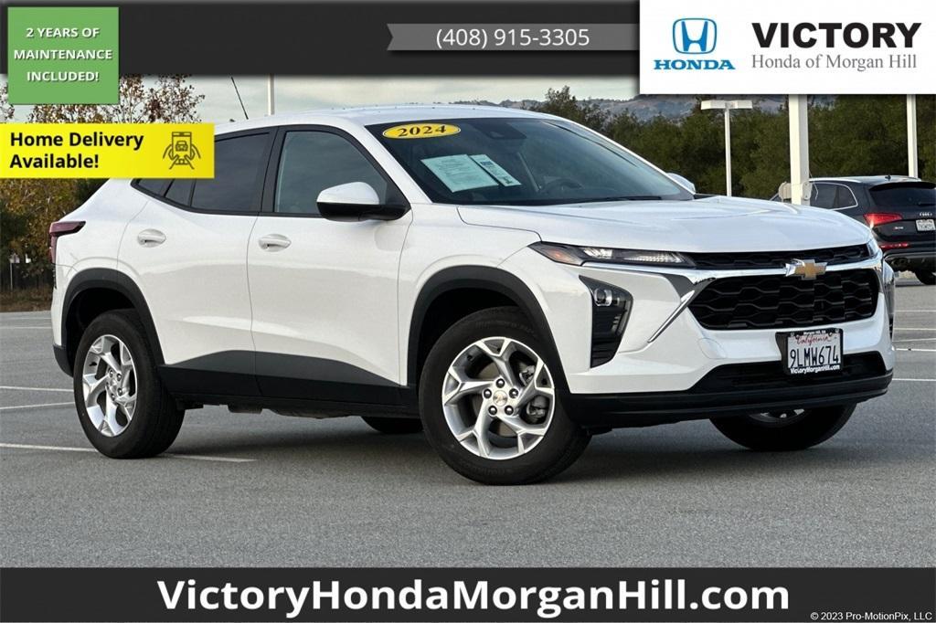 used 2024 Chevrolet Trax car, priced at $20,639