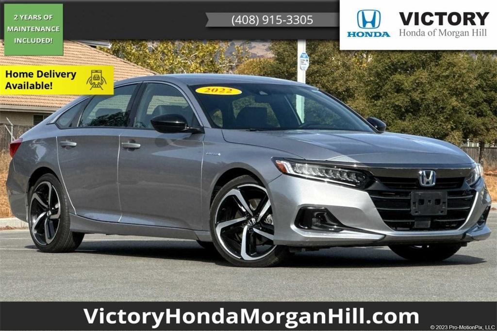 used 2022 Honda Accord Hybrid car, priced at $28,056