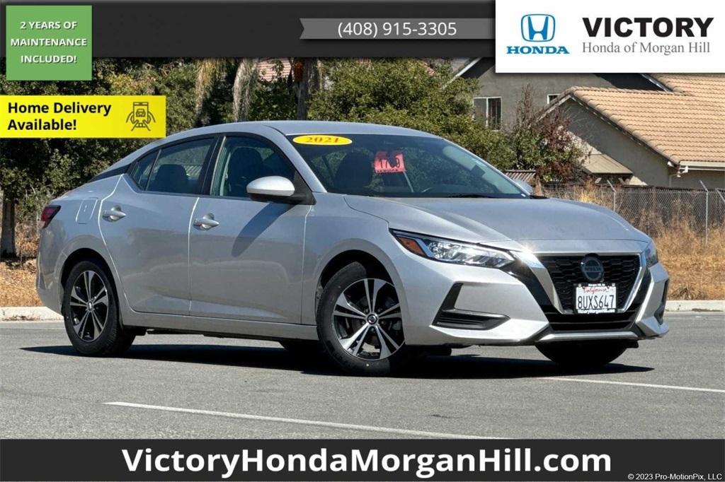 used 2021 Nissan Sentra car, priced at $17,603