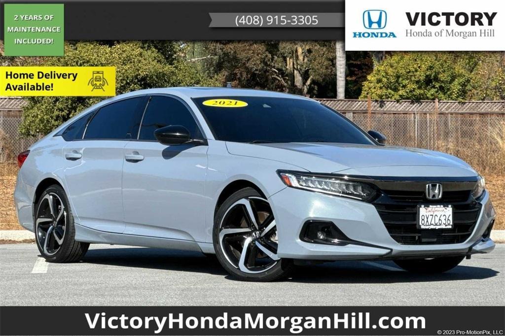 used 2021 Honda Accord car, priced at $22,817