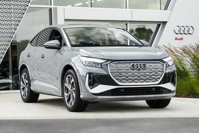 used 2024 Audi Q4 e-tron Sportback car, priced at $41,897