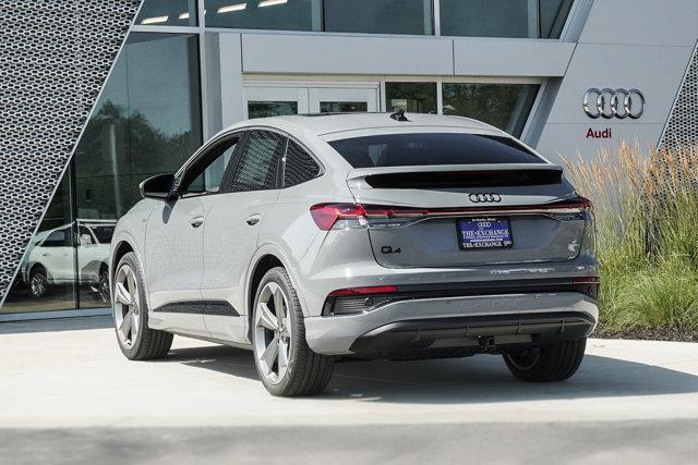new 2025 Audi Q4 e-tron Sportback car, priced at $62,947