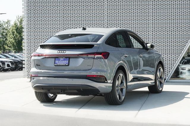 new 2025 Audi Q4 e-tron Sportback car, priced at $62,947