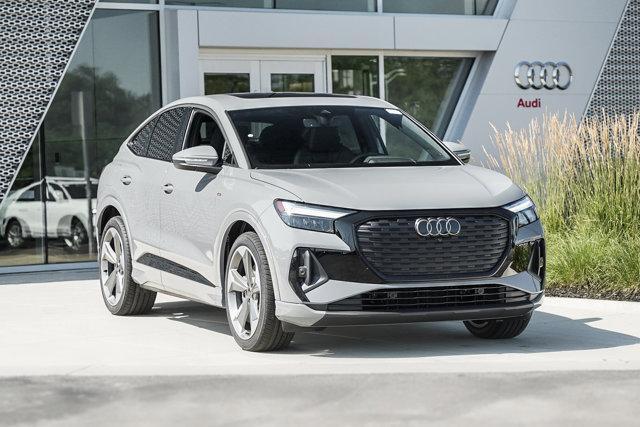 new 2025 Audi Q4 e-tron Sportback car, priced at $62,947