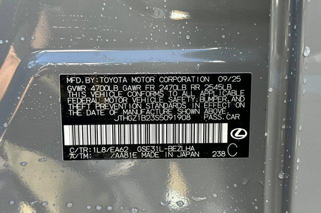 new 2025 Lexus IS 350 car, priced at $53,218