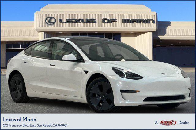 used 2021 Tesla Model 3 car, priced at $23,999