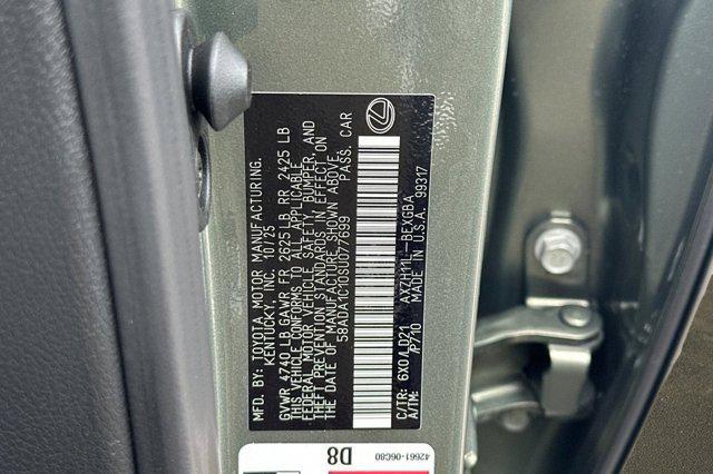 new 2025 Lexus ES 300h car, priced at $47,834