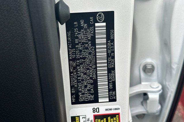 new 2025 Lexus ES 350 car, priced at $48,164