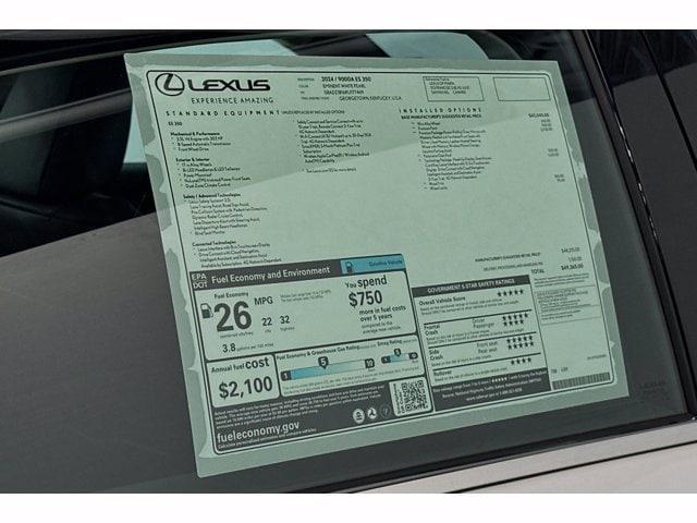 new 2024 Lexus ES 350 car, priced at $46,812