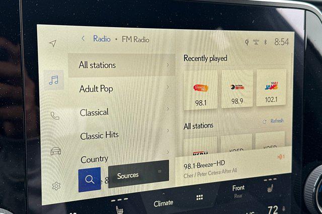 new 2025 Lexus RX 350 car, priced at $53,794