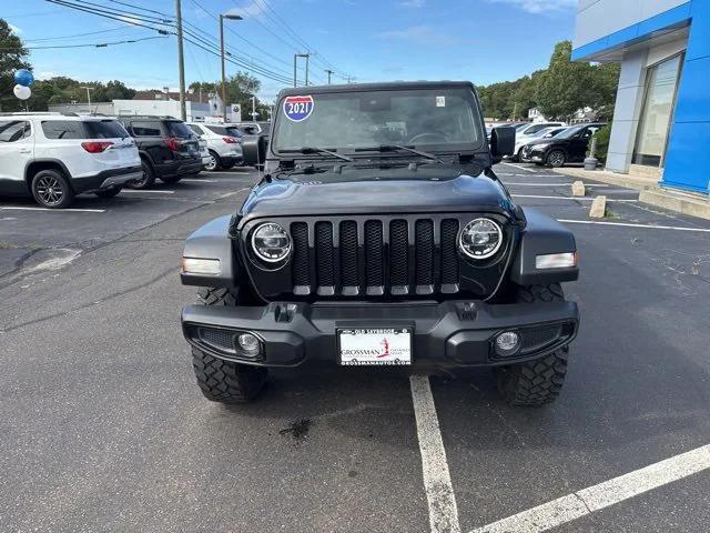 used 2021 Jeep Wrangler car, priced at $29,544