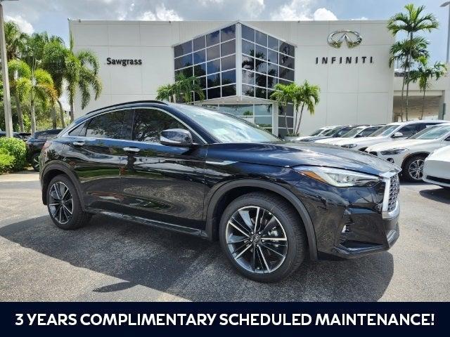 new 2025 INFINITI QX55 car, priced at $57,180