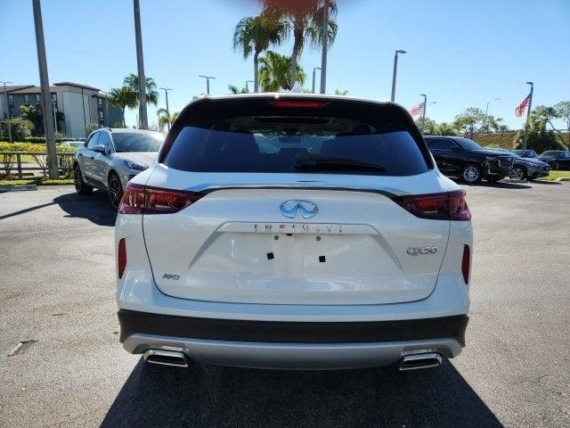 new 2025 INFINITI QX50 car, priced at $49,270