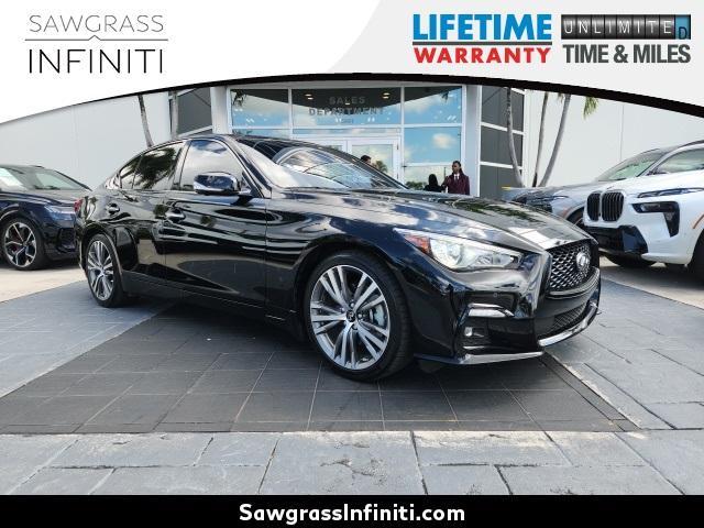 used 2023 INFINITI Q50 car, priced at $30,990