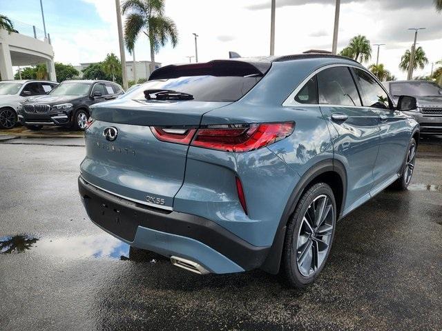 new 2025 INFINITI QX55 car, priced at $50,680