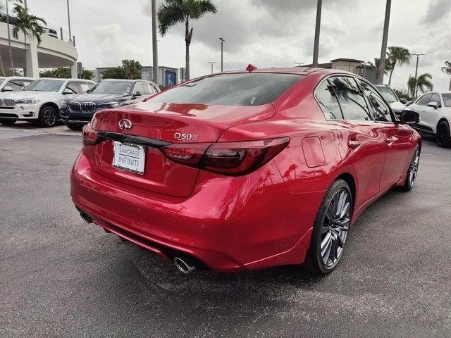 new 2024 INFINITI Q50 car, priced at $60,015