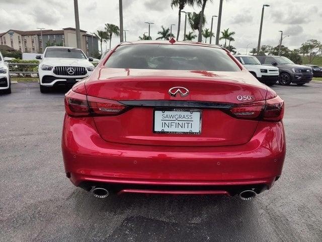 new 2024 INFINITI Q50 car, priced at $60,015