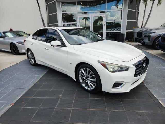 used 2018 INFINITI Q50 car, priced at $12,956