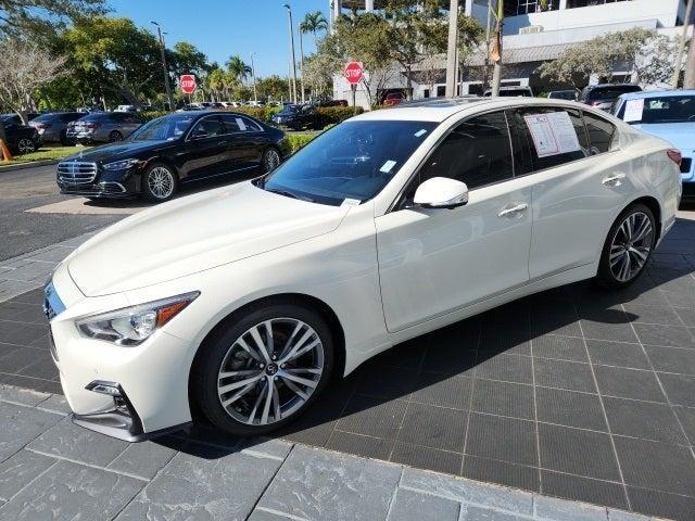 used 2022 INFINITI Q50 car, priced at $29,457