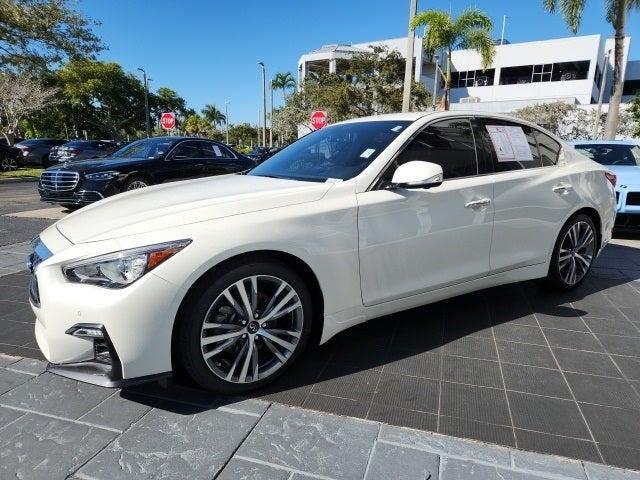 used 2022 INFINITI Q50 car, priced at $29,457