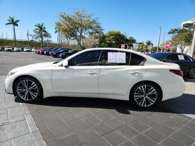 used 2022 INFINITI Q50 car, priced at $29,457