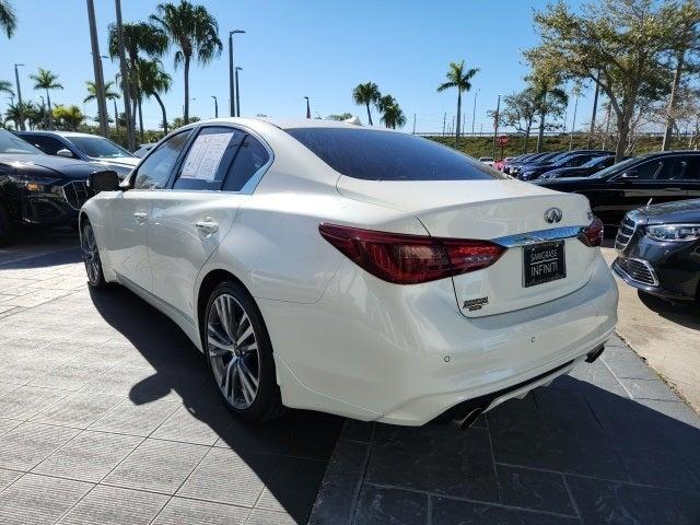 used 2022 INFINITI Q50 car, priced at $29,457