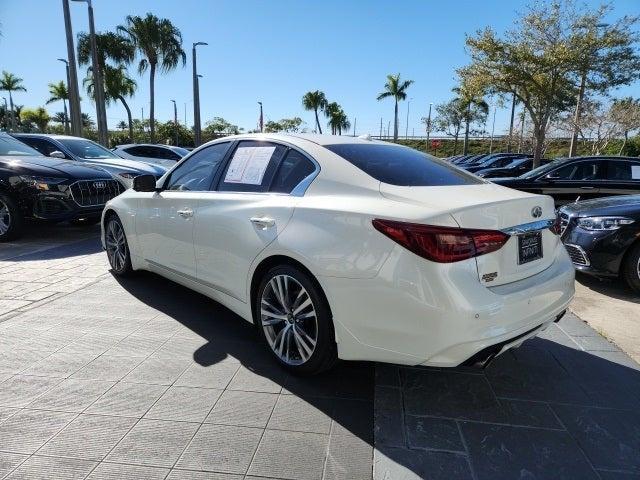 used 2022 INFINITI Q50 car, priced at $29,457