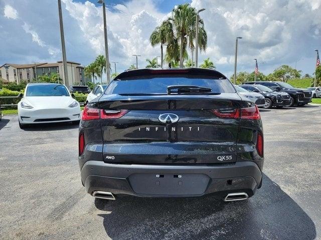 new 2025 INFINITI QX55 car, priced at $50,026