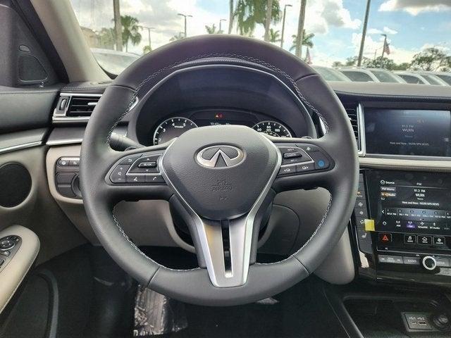 new 2025 INFINITI QX50 car, priced at $47,078