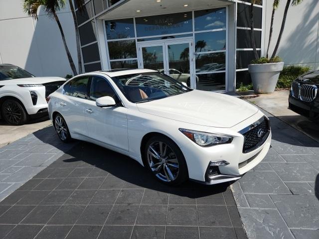 used 2021 INFINITI Q50 car, priced at $27,857