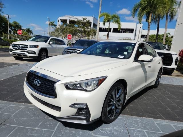 used 2021 INFINITI Q50 car, priced at $27,857