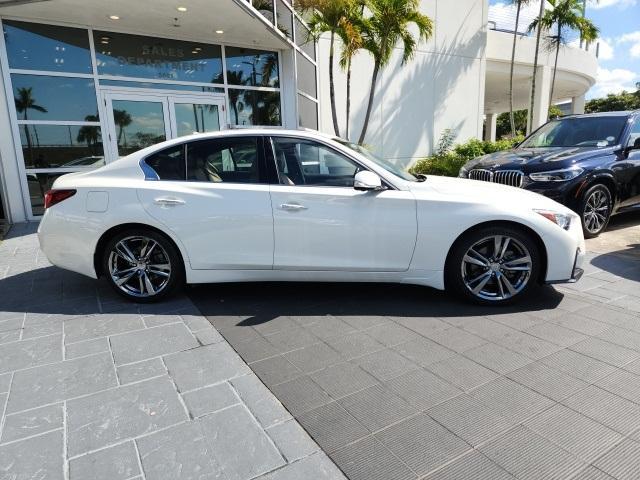 used 2021 INFINITI Q50 car, priced at $27,857