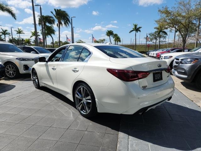 used 2021 INFINITI Q50 car, priced at $27,857