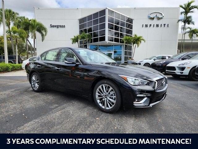 new 2024 INFINITI Q50 car, priced at $44,821