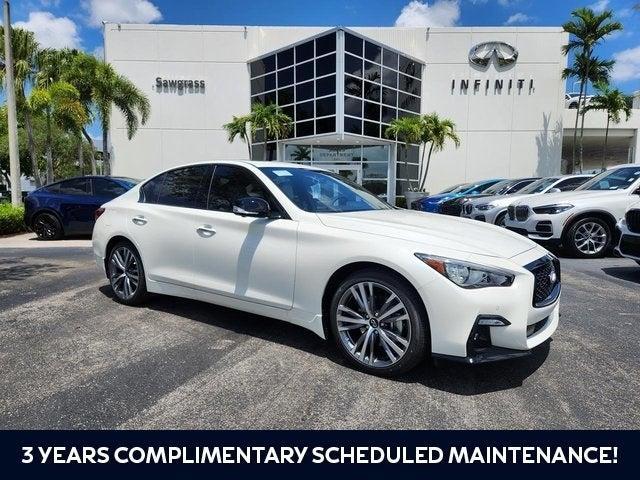 new 2024 INFINITI Q50 car, priced at $52,131