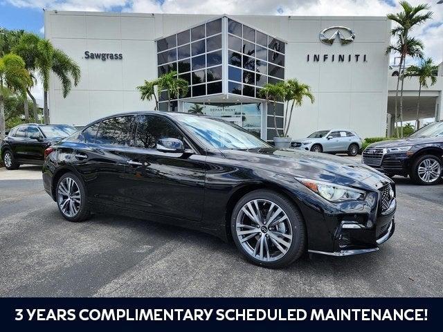 new 2024 INFINITI Q50 car, priced at $50,965