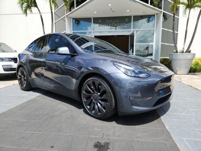 used 2022 Tesla Model Y car, priced at $35,495