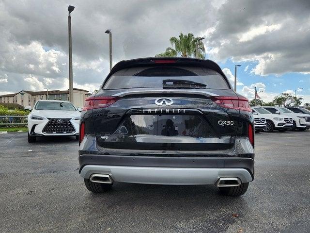 new 2025 INFINITI QX50 car, priced at $47,078