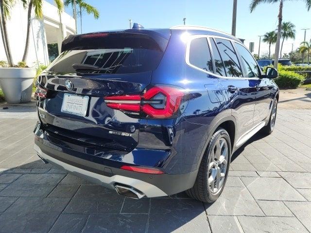 used 2022 BMW X3 car, priced at $27,900