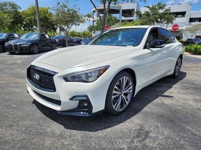 new 2024 INFINITI Q50 car, priced at $51,660