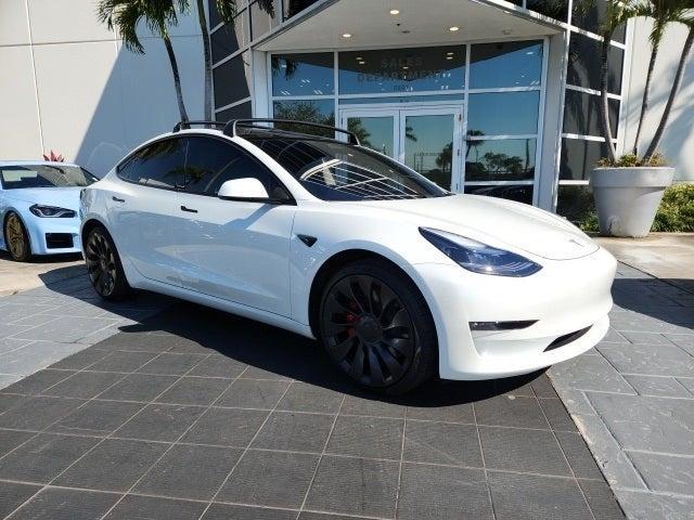 used 2023 Tesla Model 3 car, priced at $32,388