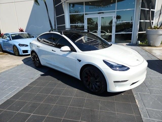 used 2023 Tesla Model 3 car, priced at $32,388