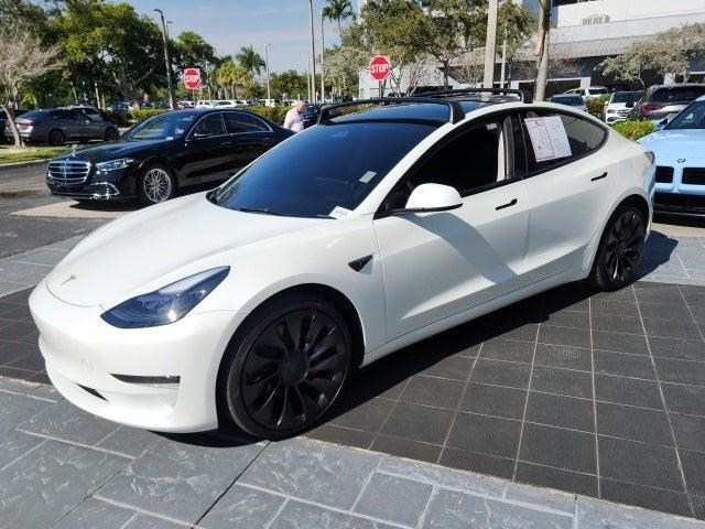 used 2023 Tesla Model 3 car, priced at $32,388