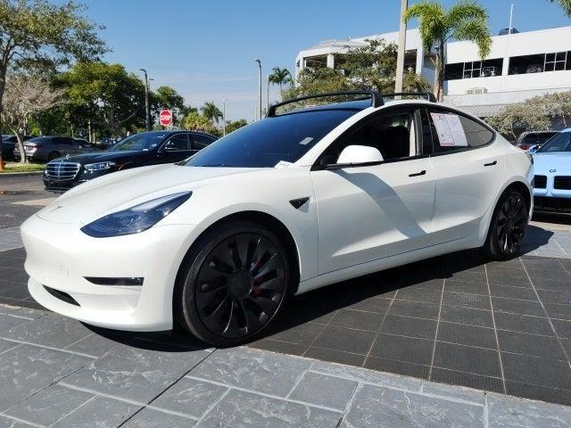 used 2023 Tesla Model 3 car, priced at $32,388